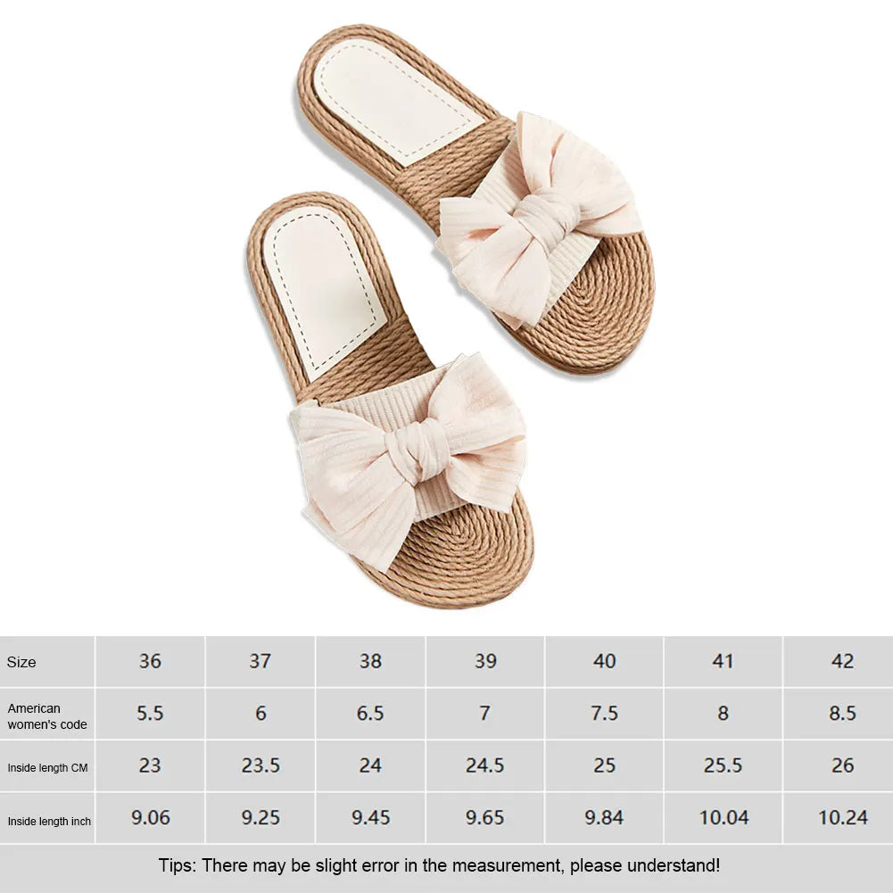 Womens Open Toe Flat Sandals Boho Summer Slippers Beach Sandals Outdoor Sandals for Women Indoor and Outdoor