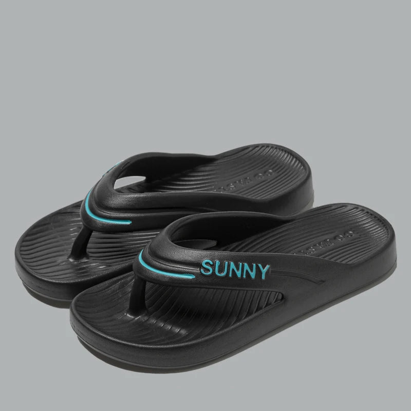 Thick Platform EVA Flip Flops For Women Summer Clip Toe Non Slip Beach Sandals Woman Men Comfortable Soft Sole Cloud Slippers