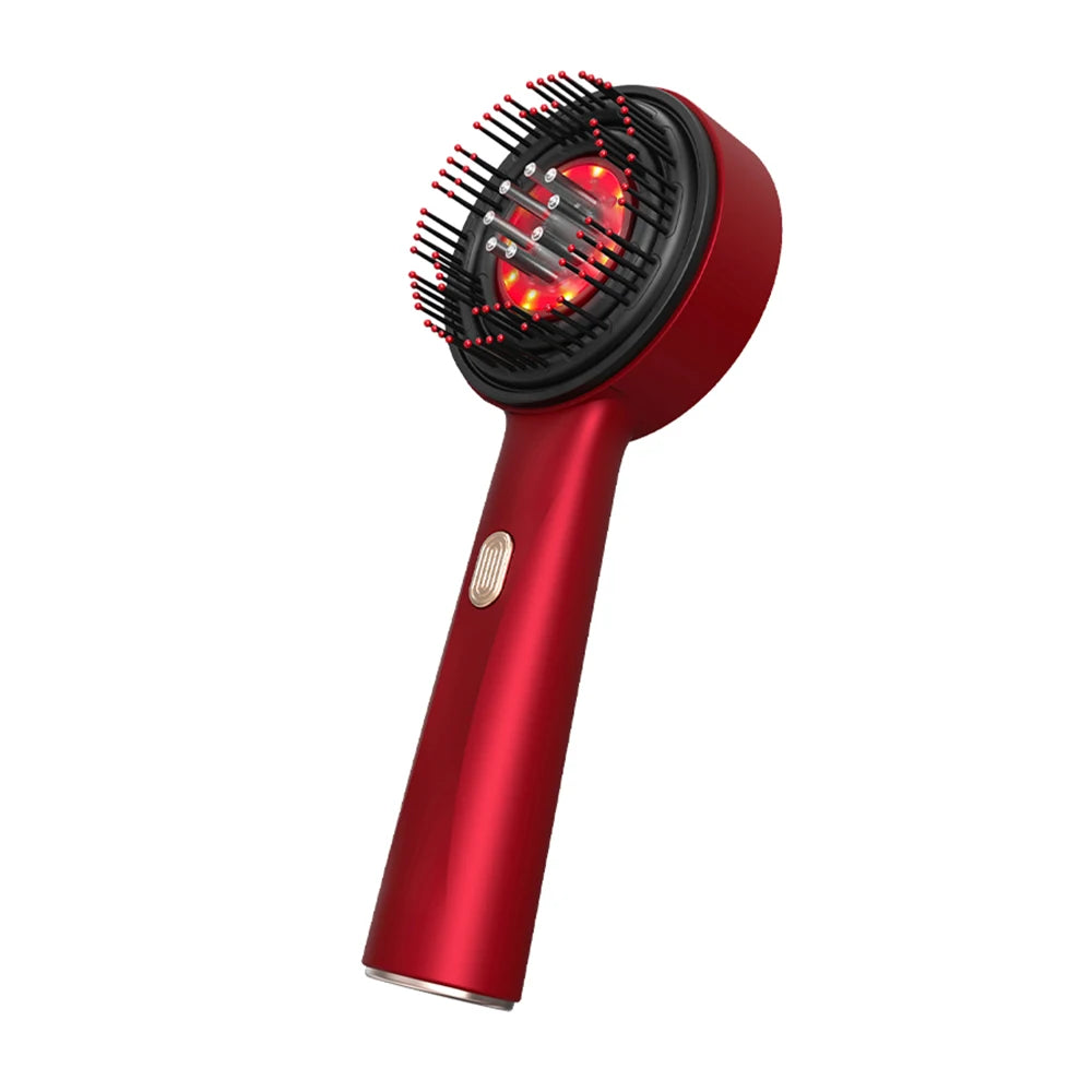 New Electric Head Massage Comb Red Light Therapy Hair Growth Anti Hair Loss Scalp Liquid Oil Applicator Hair Growth Massager