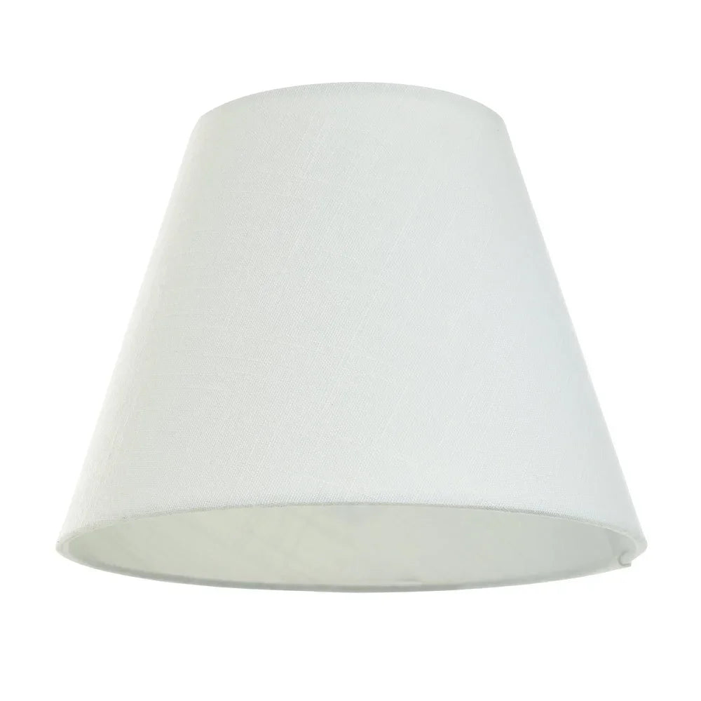 White Textured Fabric Empire Lamp Shade Decorative Lighting Fixture Home Decor Floor Bedside Lamp Shade Polyester Material