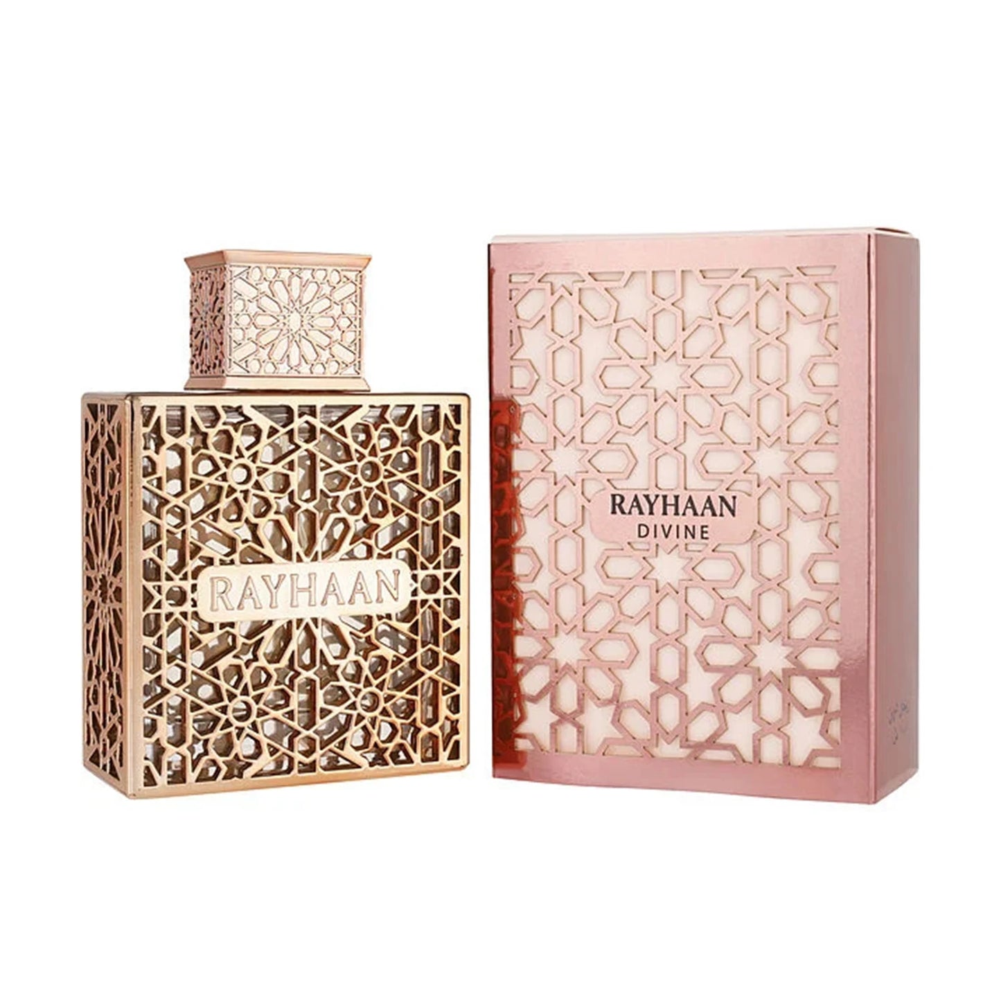 Rayhaan Divine Eau de Parfum Spray for Women – Elegant Floral Musky Scent, Velvety Rose, Jasmine & Soft Vanilla, Long-Lasting Feminine Fragrance, Perfect Gift, 3.4 fl oz / 100 ml