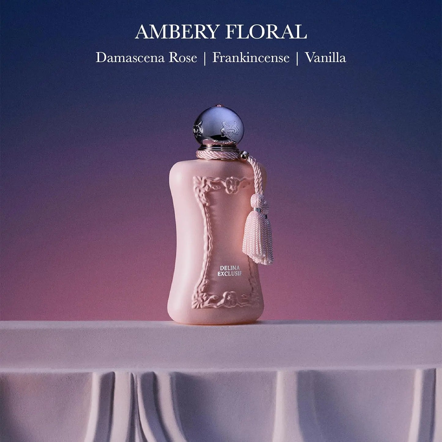 Parfums de Marly Delina Exclusif Eau de Parfum Spray for Women – Opulent Oriental Floral Gourmand Scent, Rose, Litchi, Vanilla, Amber & Incense, Long-Lasting Luxury Fragrance, Perfect Gift, 2.5 fl oz / 75 ml
