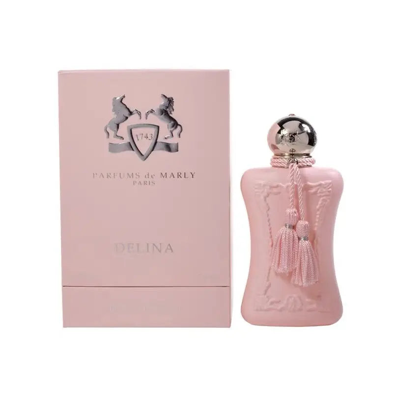 Delina perfume Elegant pink tassel bottle, delicate female fragrance, suitable for daily wear