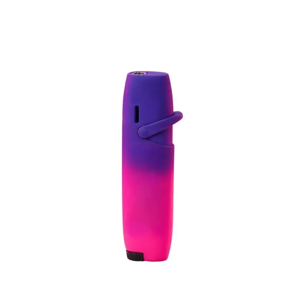 (No Gas) Red Purple Gradient Torch Lighter Portable Windproof Flashlight Creative Cute Women Lighter Interesting for Ca