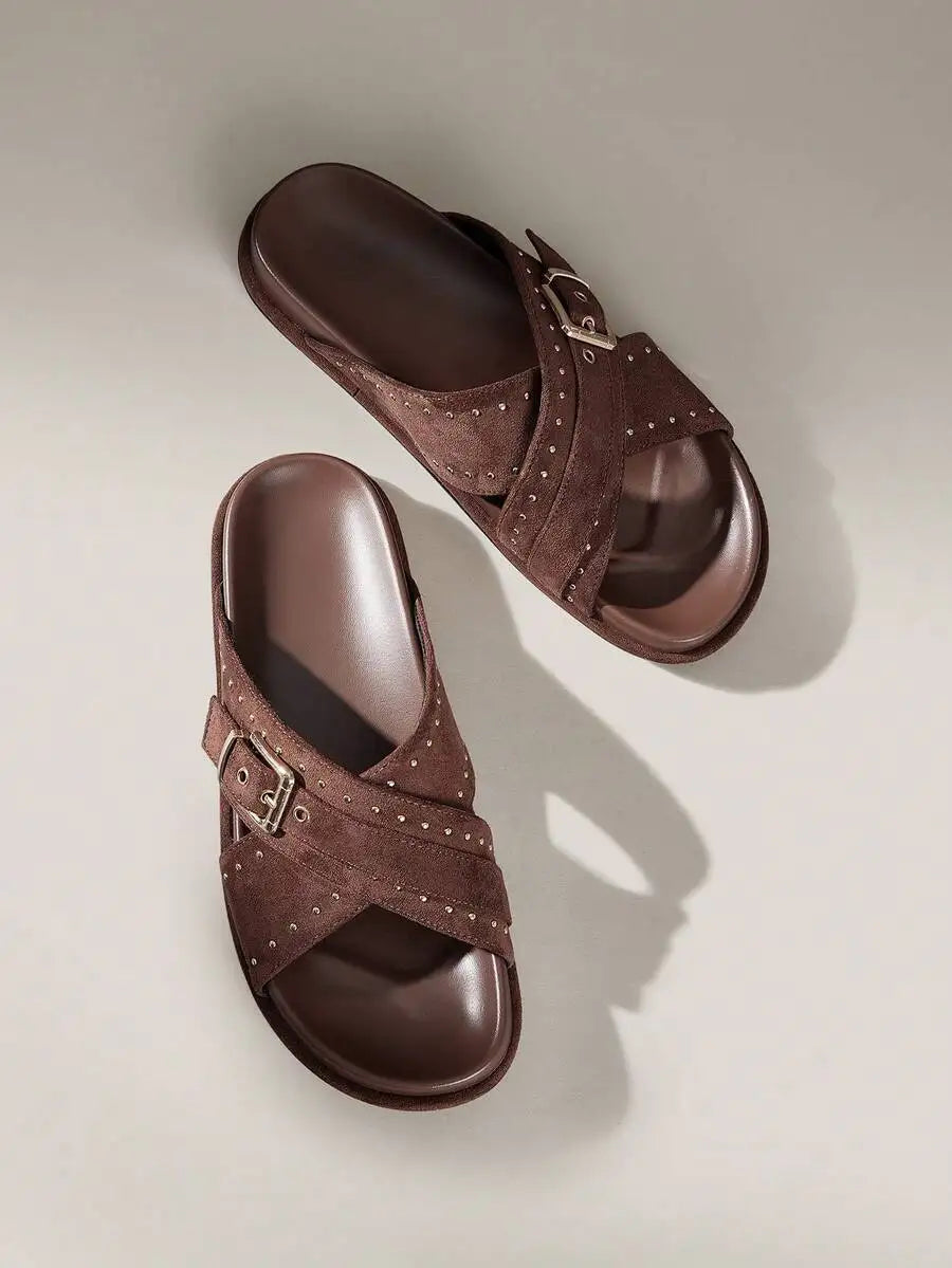 Fashion Ladies Commuter Sandals, Versatile Summer Casual Shoes for Daily Travel