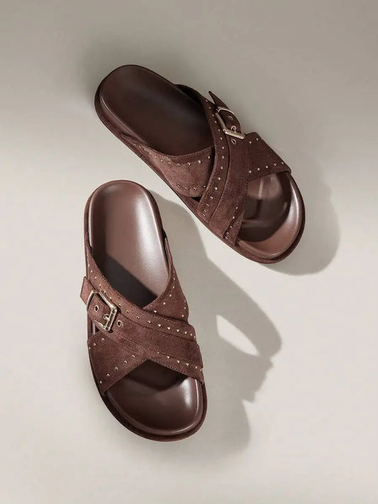 Fashion Ladies Commuter Sandals, Versatile Summer Casual Shoes for Daily Travel