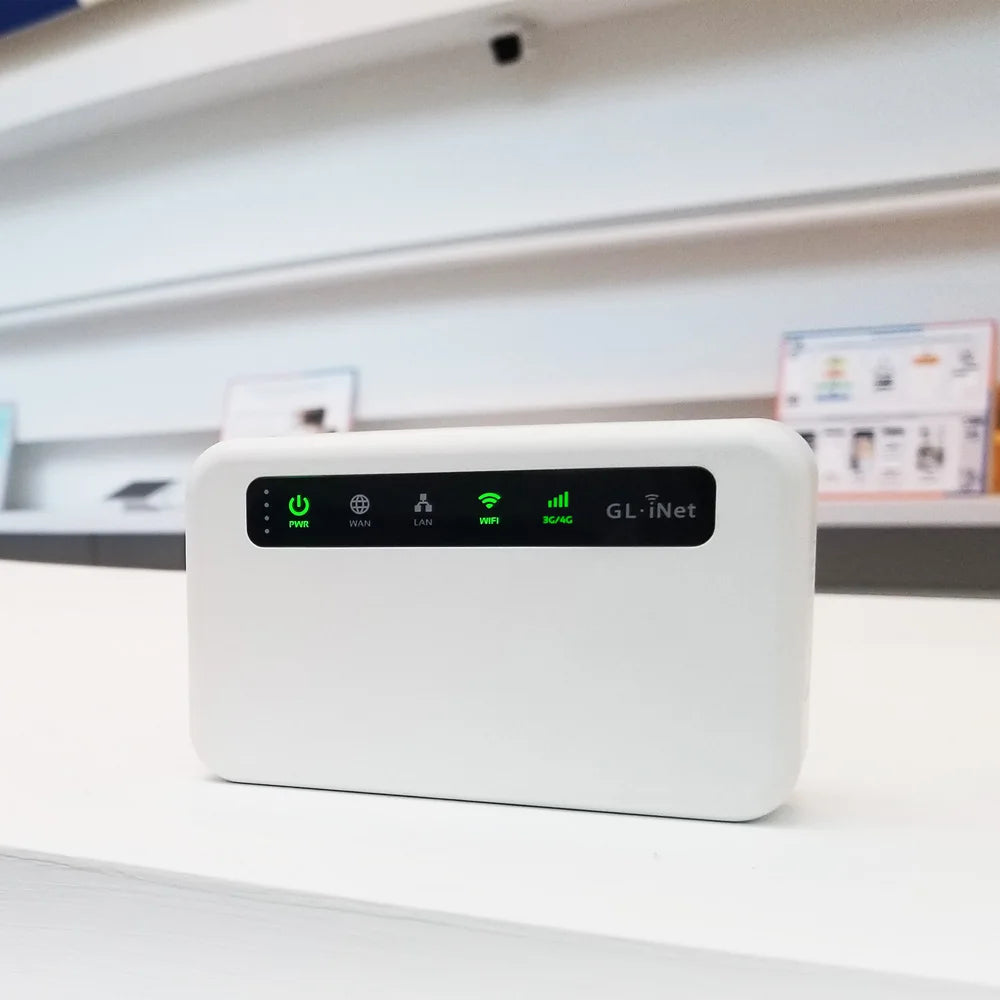 GL.iNet Puli GL-XE300 4G LTE Smart VPN Router Portable WiFi Wireless Travel Hotspot, OpenWrt, 5000mAhBattery, OpenVPN