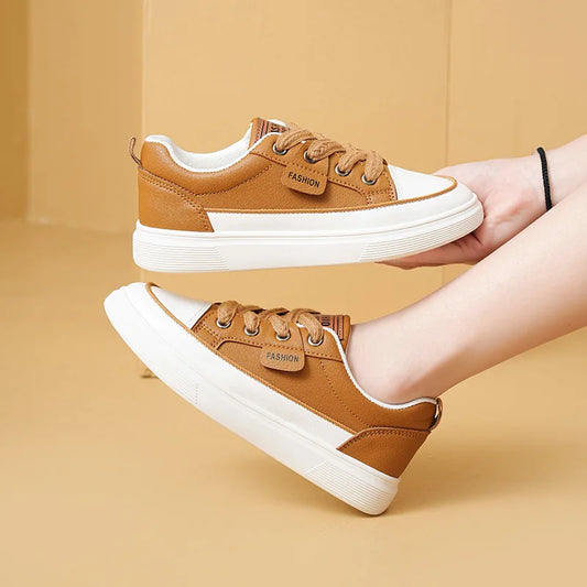 Classic Low Top Platform Sneakers Women's Canvas Casual Shoes Lightweight Comfortable Walking Shoes for Daily & School Wear