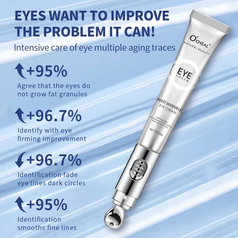 Rejuvenating Electric Massage Eye Cream For Wrinkles Fine Lines Hydration