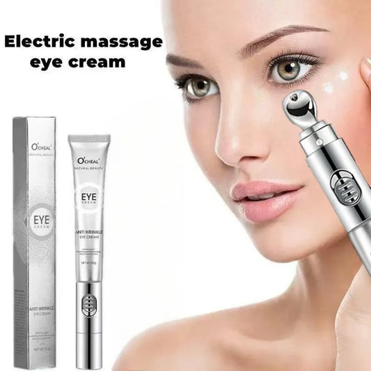 Rejuvenating Electric Massage Eye Cream For Wrinkles Fine Lines Hydration