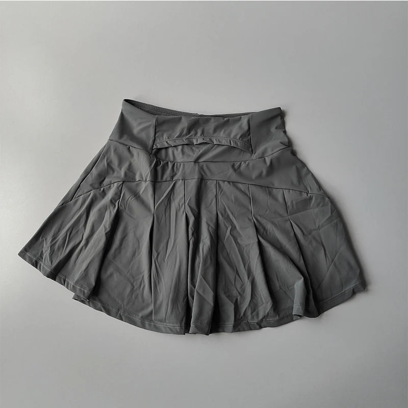 Women's High Waist Sports Short Skirt Quick Dry Fitness Yoga Running Tennis Golf Wear Summer Sport Skirts