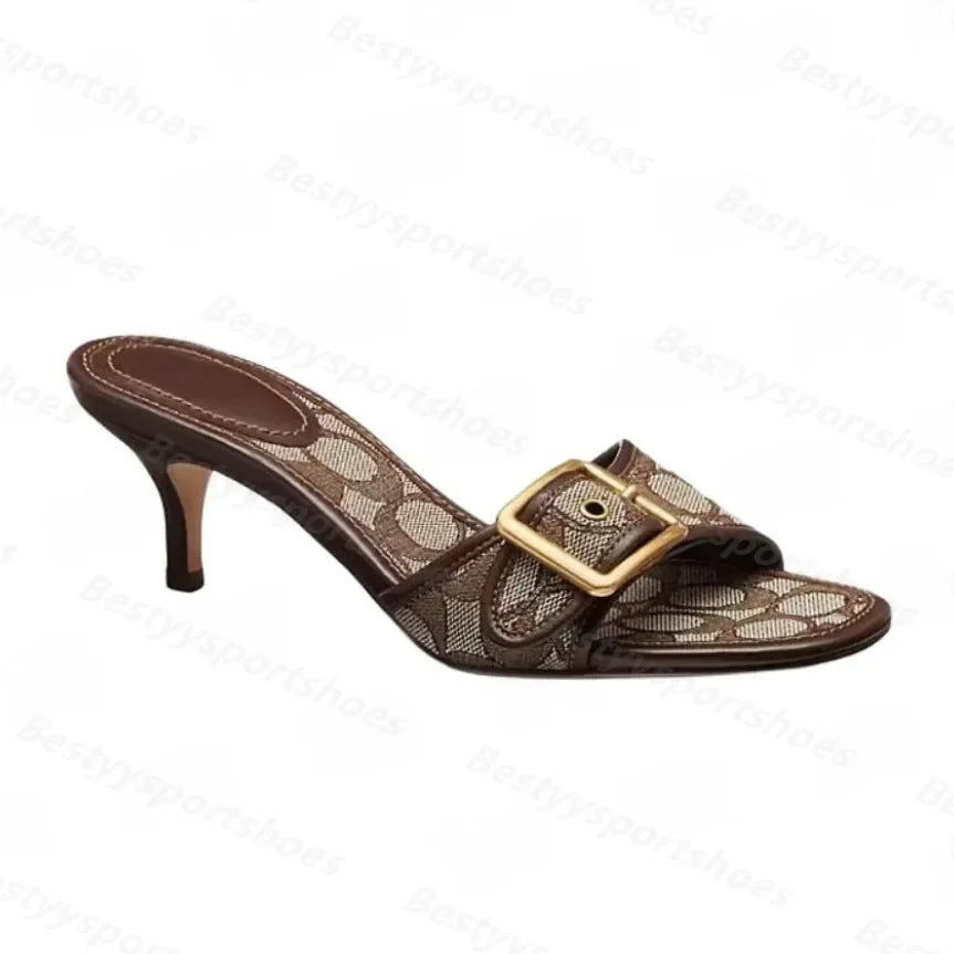 t Slides Kitten Heels C Beach Summer Luxury Denim Heel High Leather Slippers Fall Pumps Cute Lady Low Heeled Size35-42