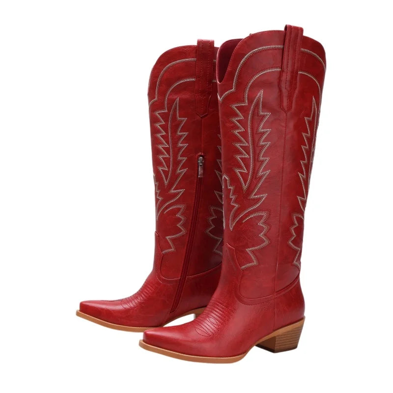 Women’s Cowboy Boots for Country Concert: Tall Western Boots for Cowgirl Outfits For Women & Combat Boots For Women Style