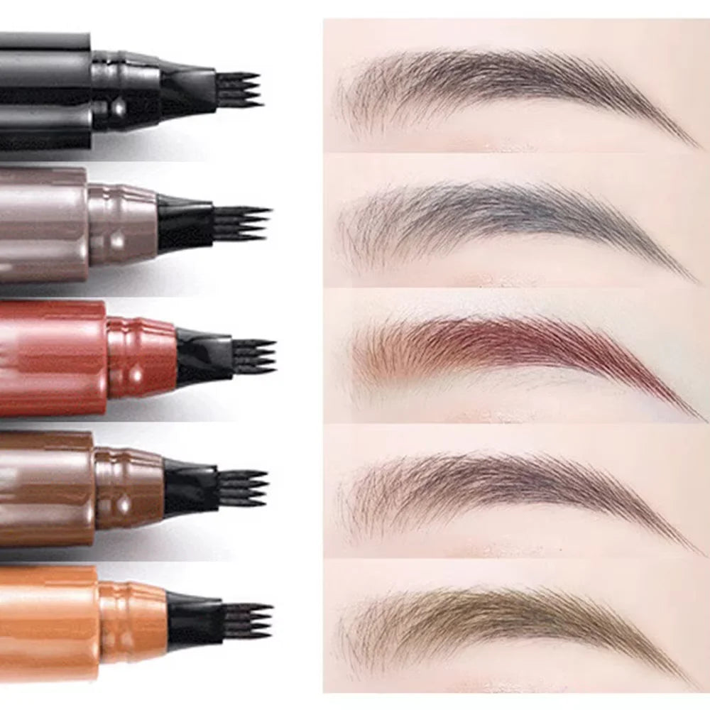 Slim eyeliner is waterproof, sweat-proof, long-lasting and non-smudged. Newbie brown eyeliner liquid pen holiday gift set 2pcs