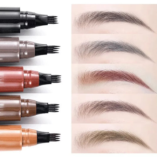 Slim eyeliner is waterproof, sweat-proof, long-lasting and non-smudged. Newbie brown eyeliner liquid pen holiday gift set 2pcs