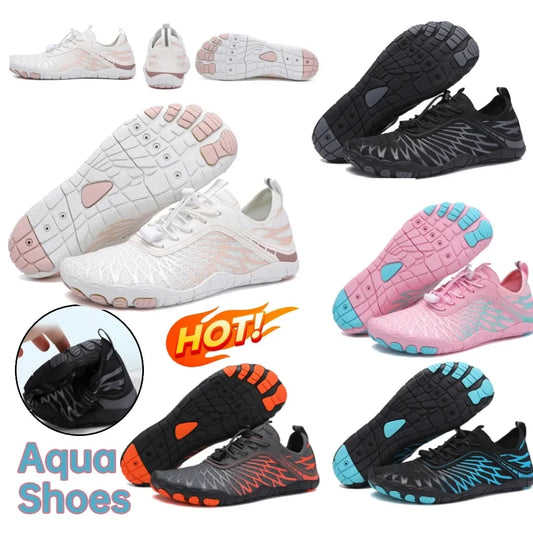 Unisex Barefoot Shoes Outdoor Beach Water Sports Upstream Aqua Shoes Men Women Gym Running Fitness Sneakers Swimming Footwear