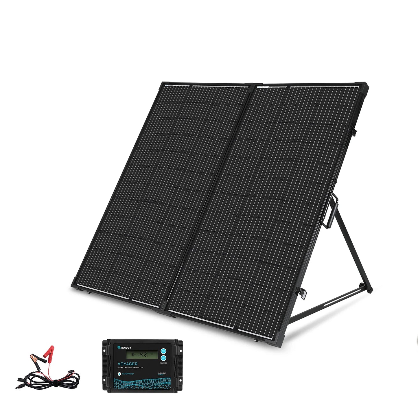 Renogy 200 Watt 12 Volt Portable Solar Panel with Waterproof 20A Charger Controller