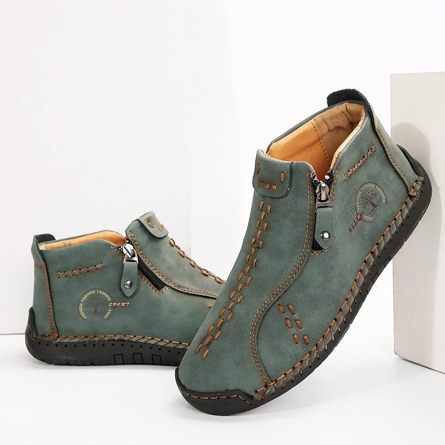 Womens Casual Shoes Ankle Boots Slip On Lightweight Loafers Mid top Walking Driving Shoes