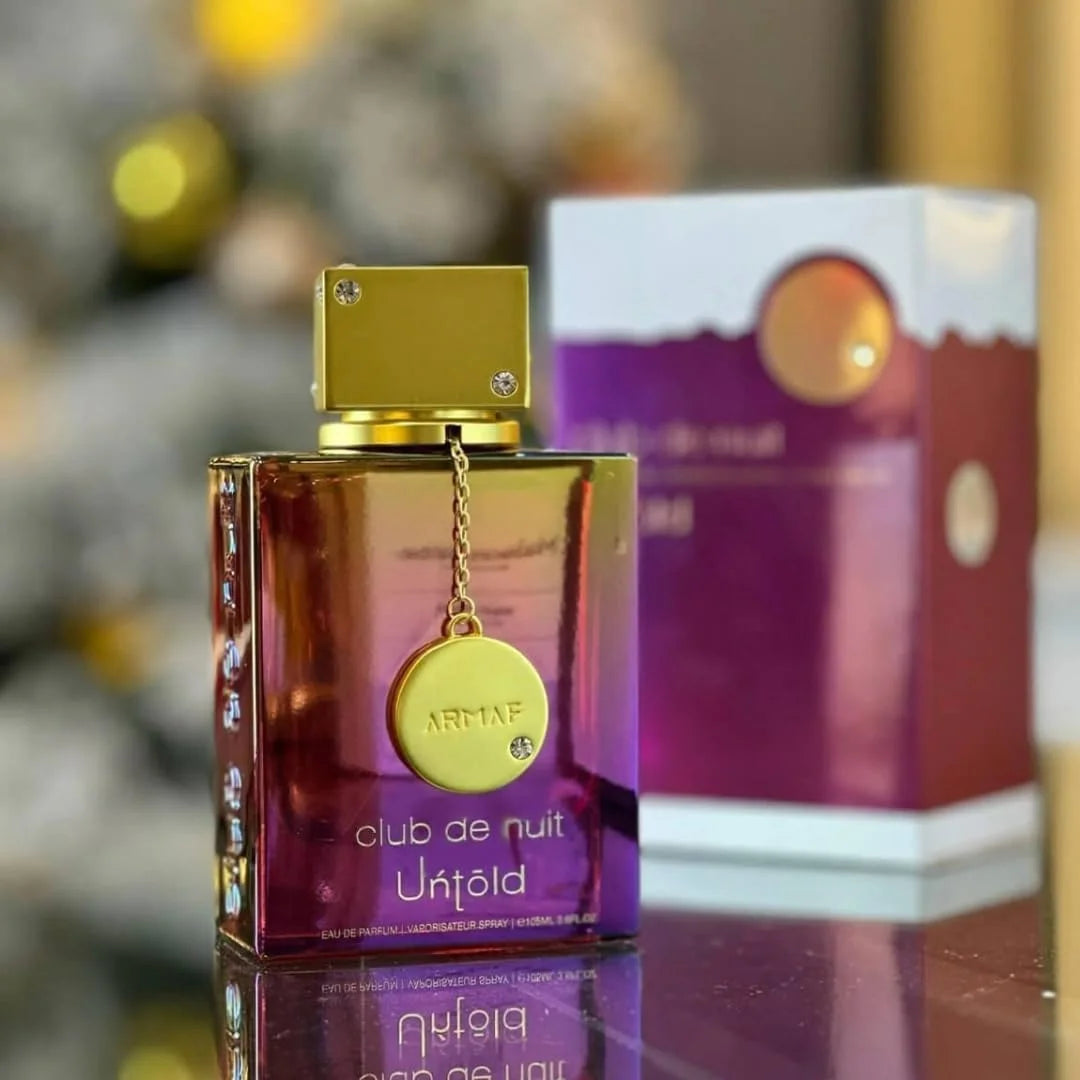 Armaf Club De Nuit Untold Perfume 3.6Oz/105Ml Long Lasting Amber Woody Eau De Parfum Spray for Women