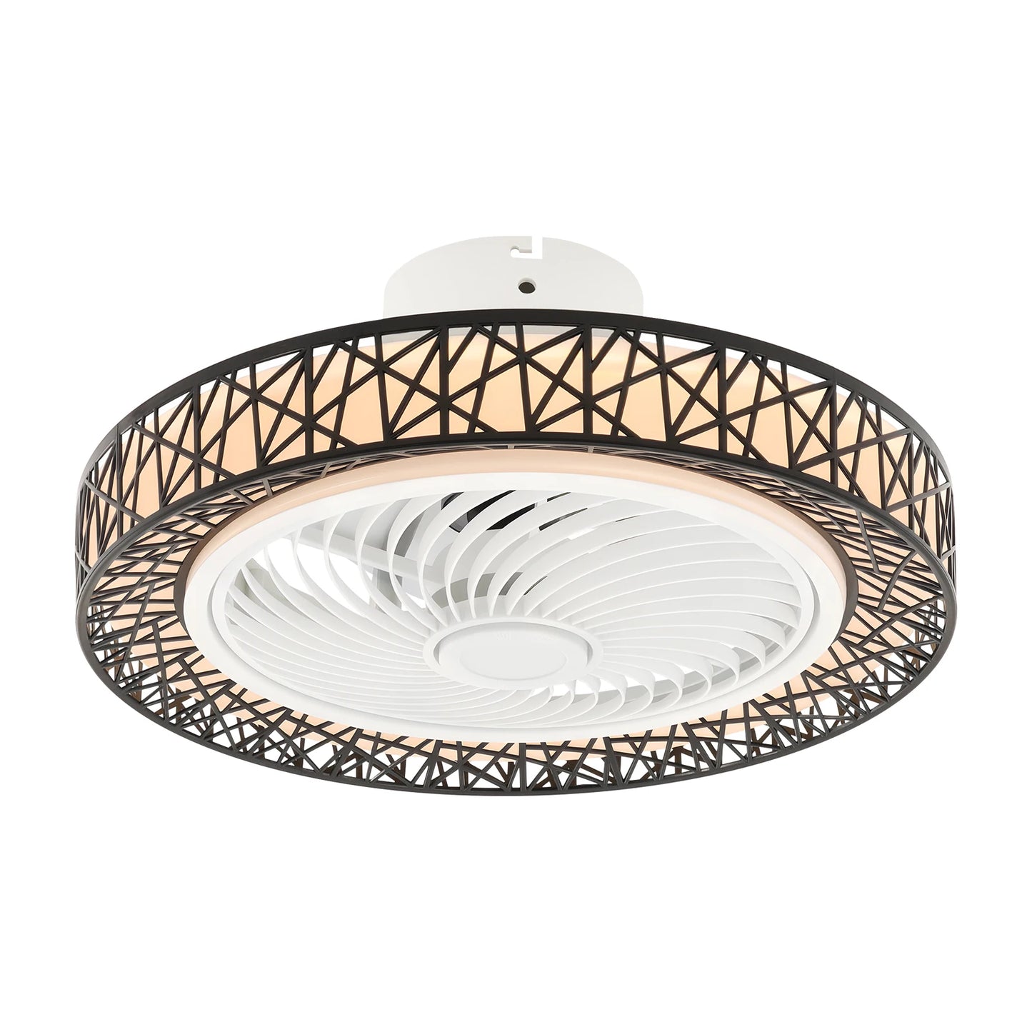 18.5 Inch Ceiling Fan Light Modern Ceiling Fan Light Ceiling Fan Light With Remote Control 35db For Bedroom, Living Room, Kitchen