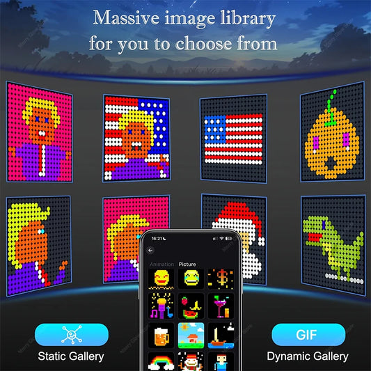 2m*2m/3m Smart Curtain Lights Bluetooth App LED String RGB Fairy Lights DIY Music Change Display for Window Bedroom Decoration
