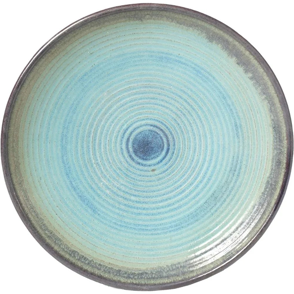 Atlantis Glazed Ceramic Bird Bath