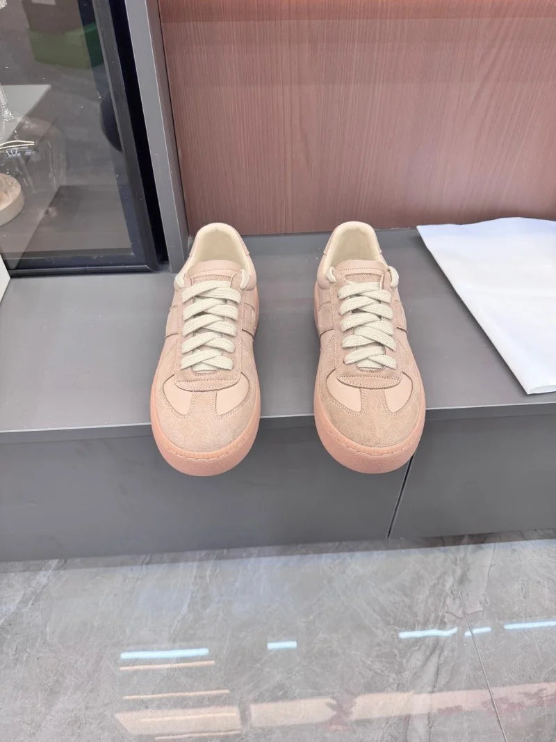 Genuine Leather Vulcanize Summer High Brand Comfy Chunky Sneaker Loafer Spring Autumn Platform Vulcanize Women Shoes