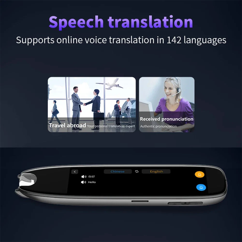 S65 142 Languages Translator Smart Voice 9 Offline Translation Pen Digital International Scanning Dictionary For Teacher Student