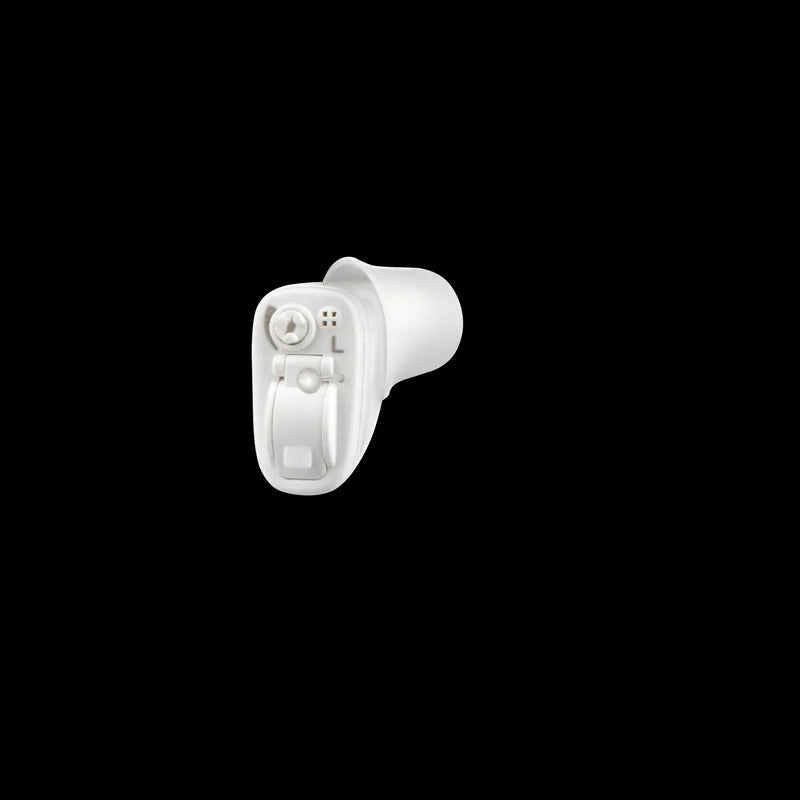 JINGHAO Mini Hearing Aids Sound Amplifiers CIC Sound Voice Amplifier Mini Aids for Elderly White