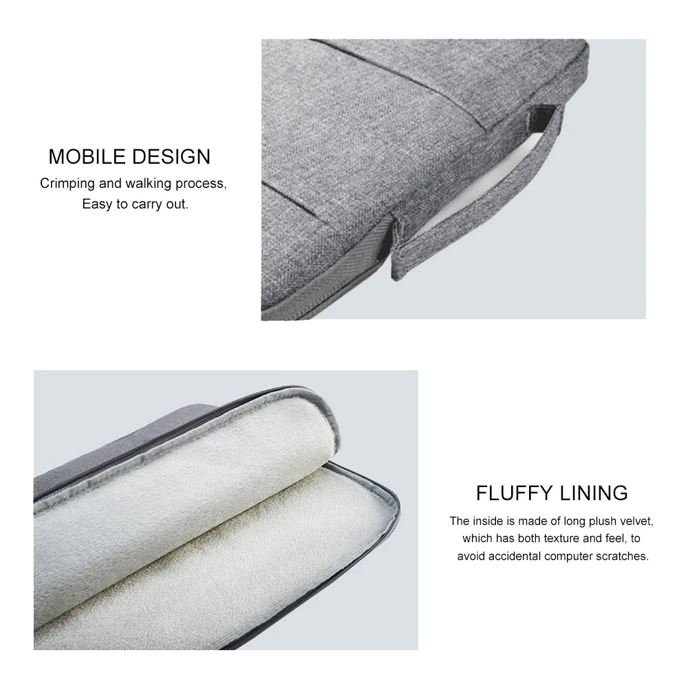 Laptop Notebook Case Tablet Sleeve Cover Bag 12 13 14 15 16 inch For Matebook Air Pro 15.4 15.6 for Xiaomi Huawei HP Dell