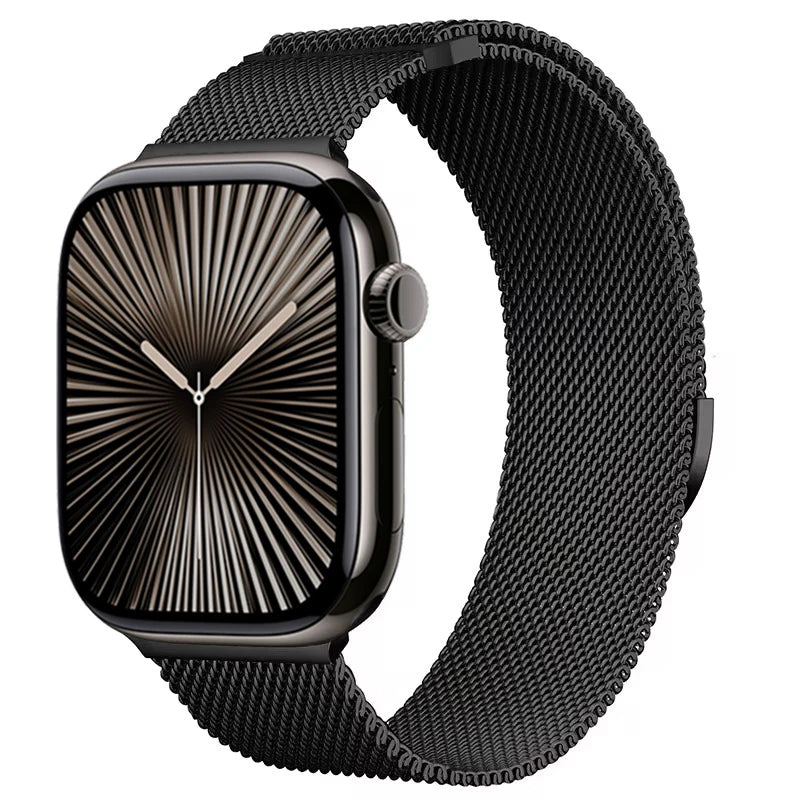 Metal Milanese Strap for Apple Watch Band Ultra3/2 49mm 11 10 9 8 7 Magnetic Bracelet iWatch 6 5 4 SE2 46mm 45mm 41mm 44mm 40mm