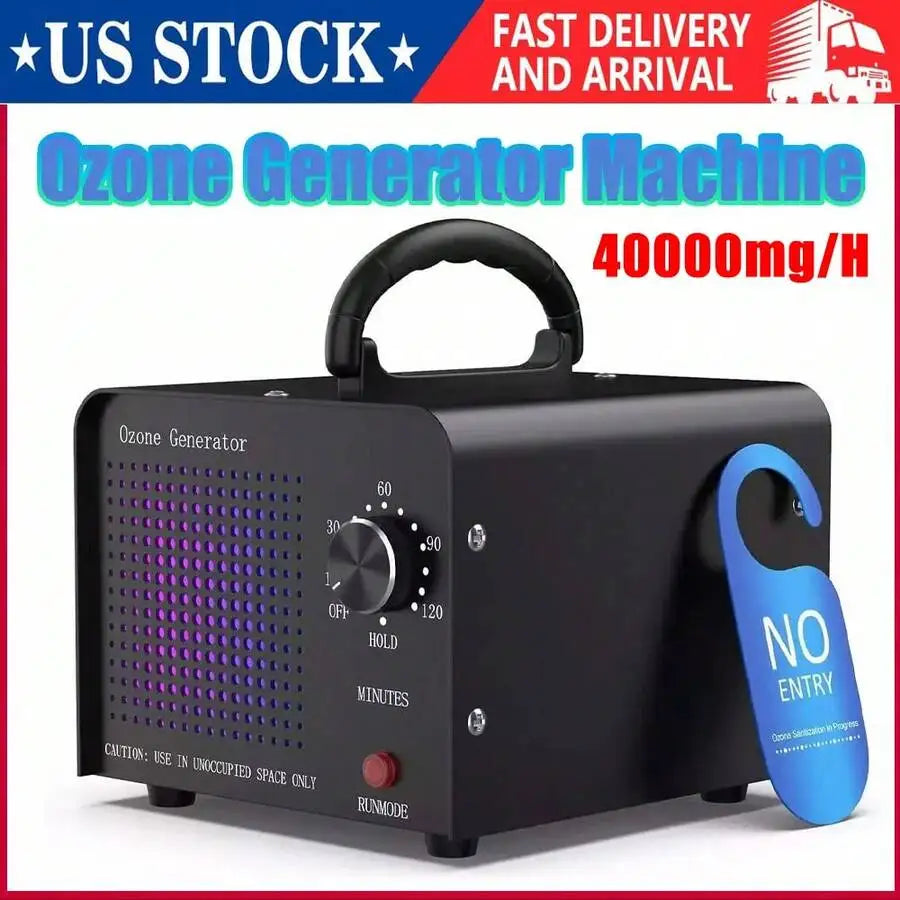 36000mg/H Ozone Generator Machine Air Purifier Ionizer Ozonator Timer For Home