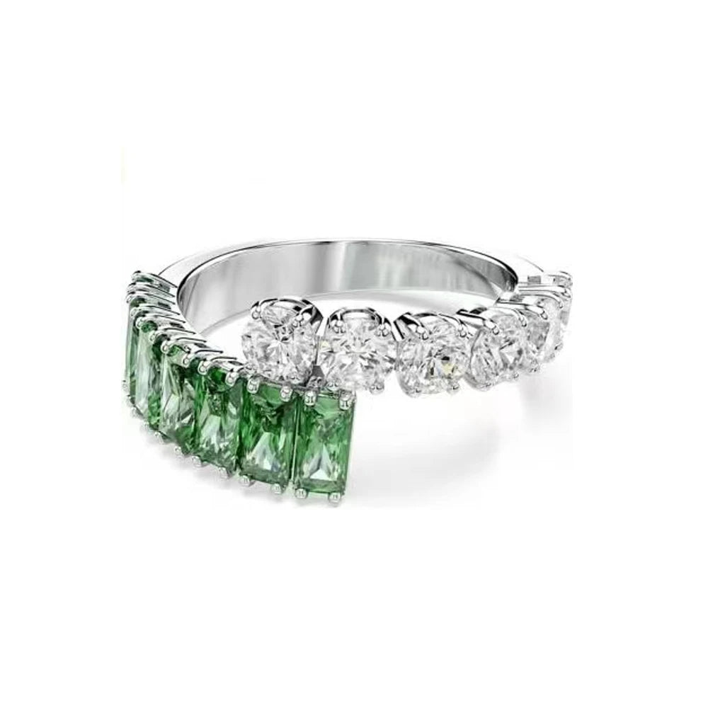 New flower pink crystal accessory romantic jewelry ring holiday party gift