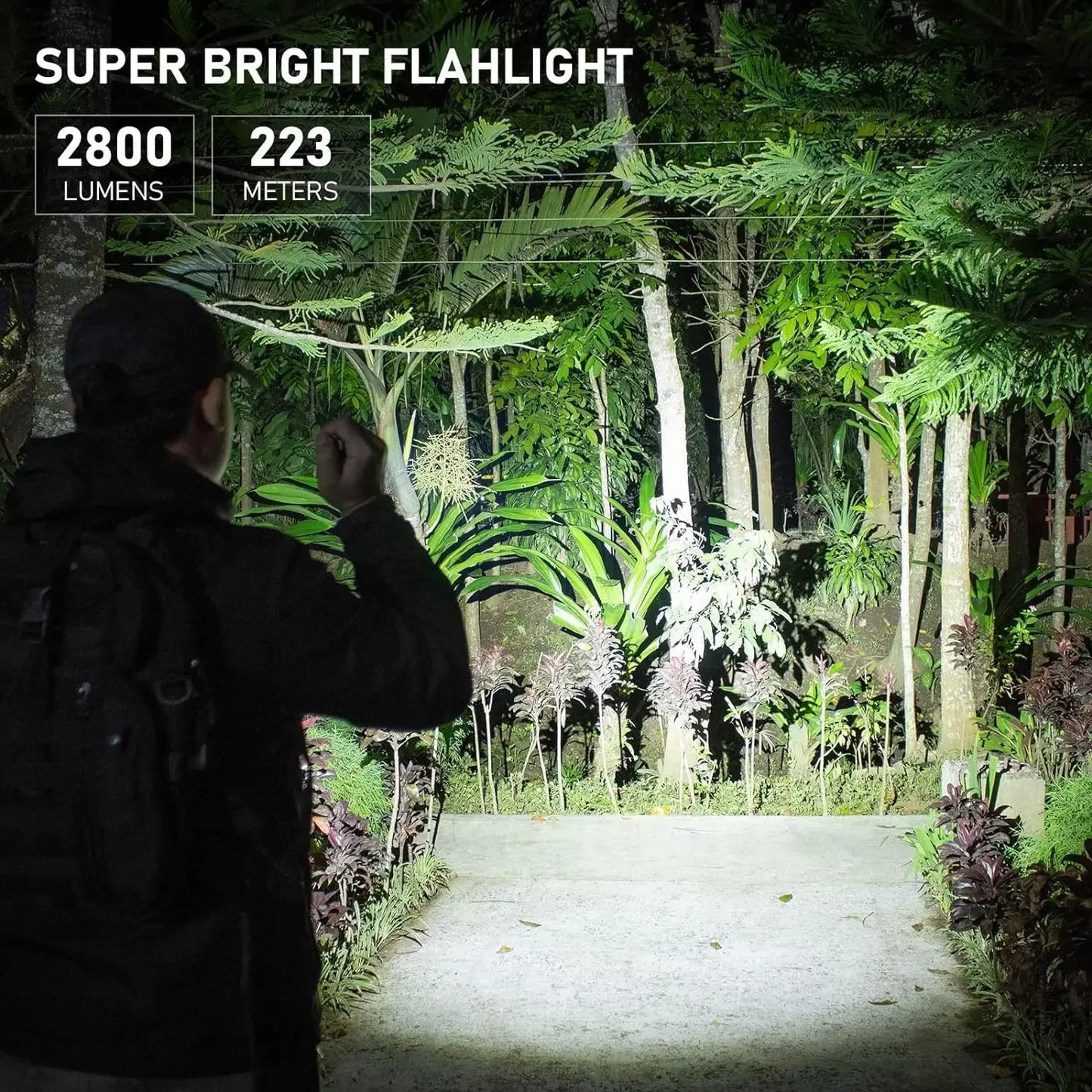 Sofirn SC28 2800Lm Powerful 21700 Rechargeable XHP50B HD LED Type-C Flashlight Protable Torch EDC Flash Light IPX8 for Camping