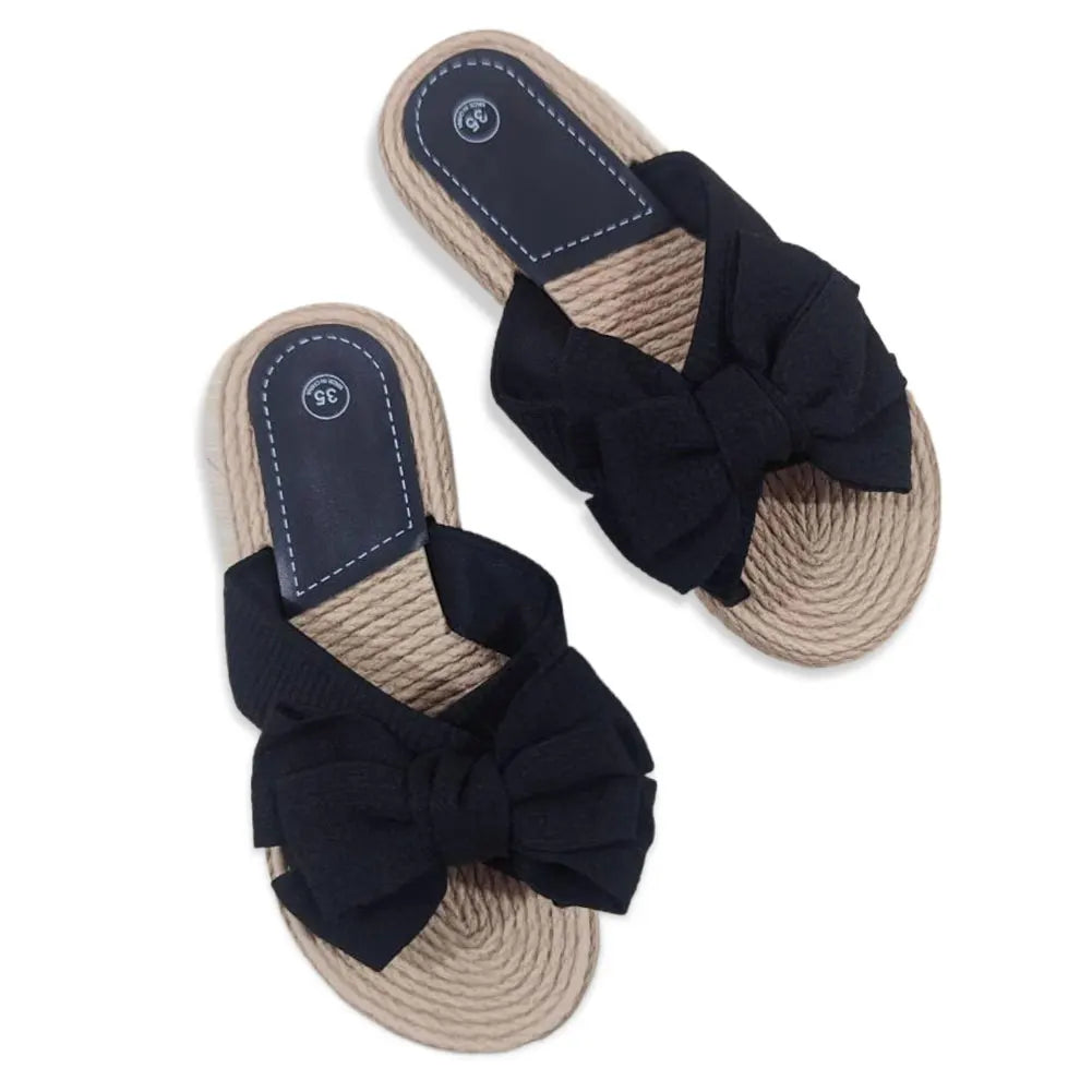 Womens Open Toe Flat Sandals Boho Summer Slippers Beach Sandals Outdoor Sandals for Women Indoor and Outdoor