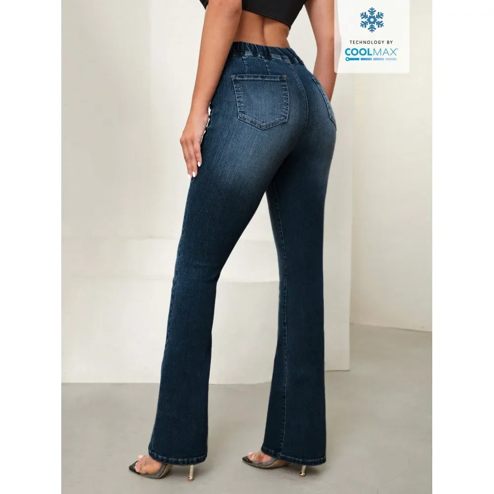 Essnce VWaist Slim Fit Fashionable Versatile Casual Daily Wear Jeans