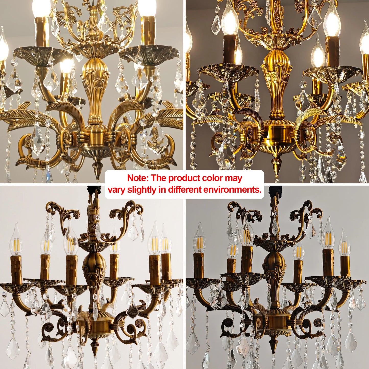 Vintage Crystal Chandelier Ceiling Pendant Light for Living Room Hallway