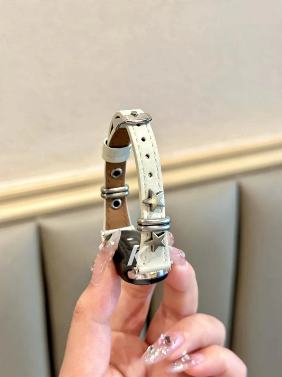 Leather Loop For Xiaomi Band 9 Watch Band for Xiaomi Band 8 New Design Band for Xiaomi Smart Band 10 NFC Band Accessories