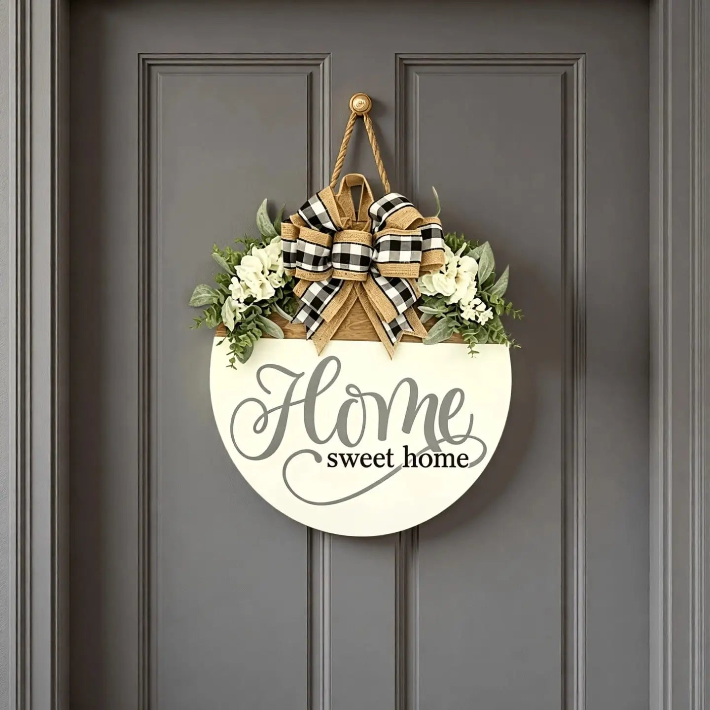 Front Door Decor |   Home Sweet Home |   Year Round Wreath |   Door Hanger |   Front Door Wreath |   Welcome Wreath |   Hanger |   Door Wreath