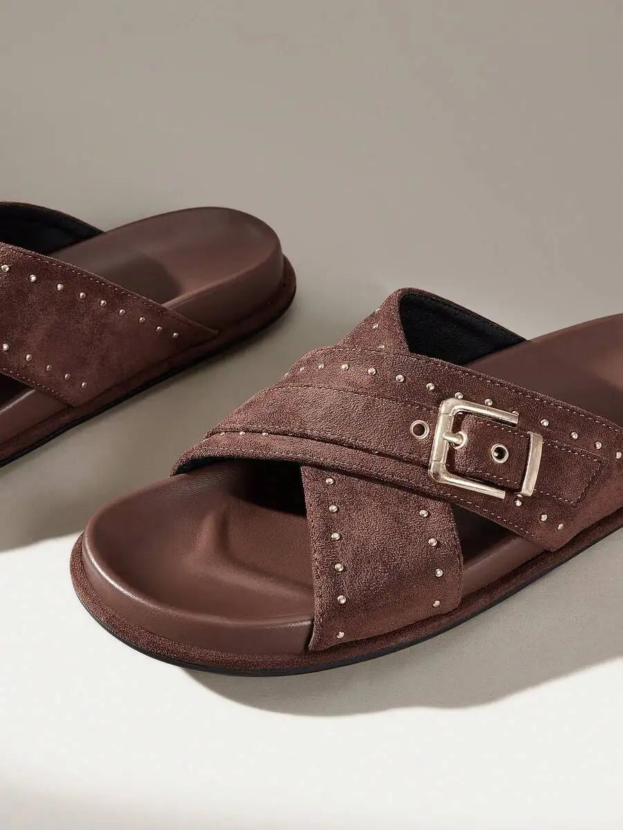 Fashion Ladies Commuter Sandals, Versatile Summer Casual Shoes for Daily Travel
