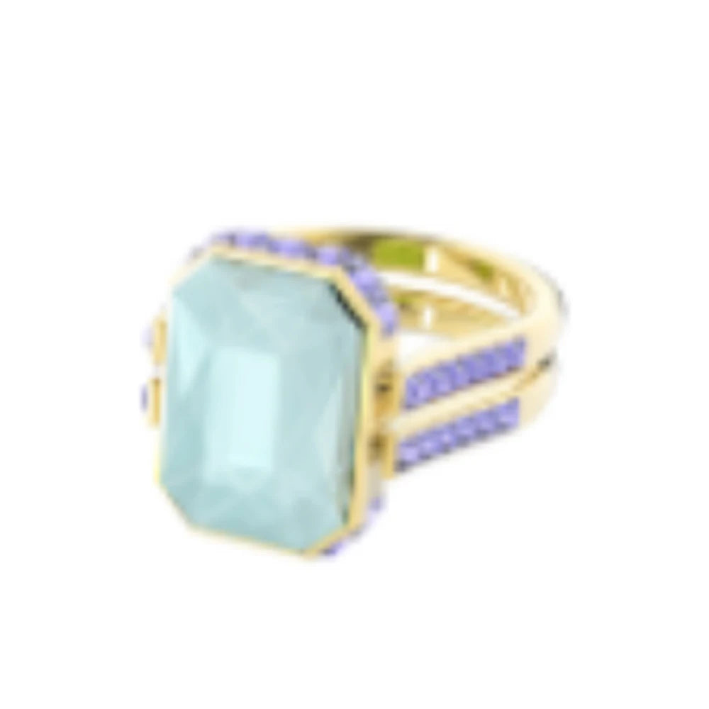 New flower pink crystal accessory romantic jewelry ring holiday party gift
