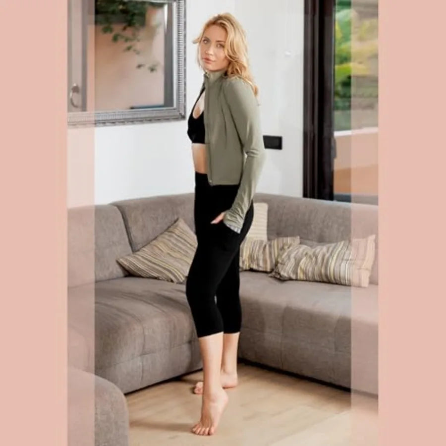 SINOPHANT High Waisted Leggings with Pockets Women, Buttery Soft Stretchy Yoga Pants