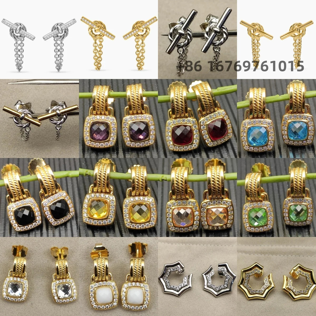 2026 New High Quality Fashion Jewelry Simple Temperament Retro Versatile Earrings Gift Suitable for Both Men and Women ED13