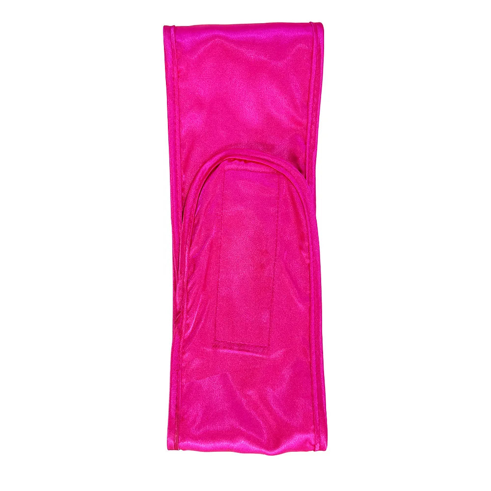 Women Silky satin Adjustable SPA Facial Headband Bath Makeup Hair Band Headbands for Face Washing Soft Toweling Hair Accessories