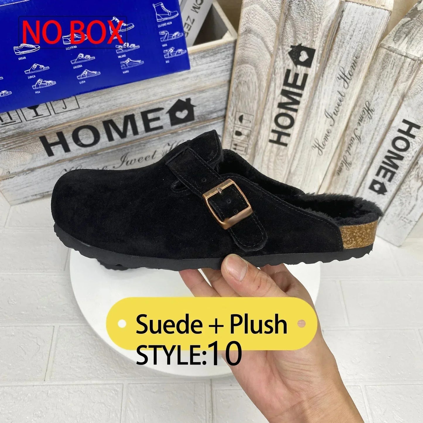 Summer Soft Footbed Suede Sandals Women And Men Fashion All-Match Couples