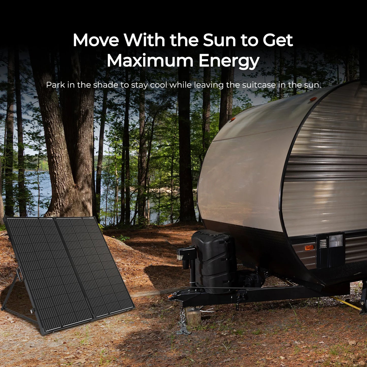 Renogy 200 Watt 12 Volt Portable Solar Panel with Waterproof 20A Charger Controller