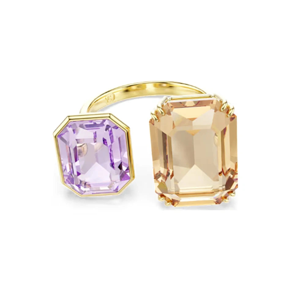New flower pink crystal accessory romantic jewelry ring holiday party gift