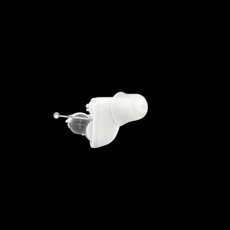 JINGHAO Mini Hearing Aids Sound Amplifiers CIC Sound Voice Amplifier Mini Aids for Elderly White