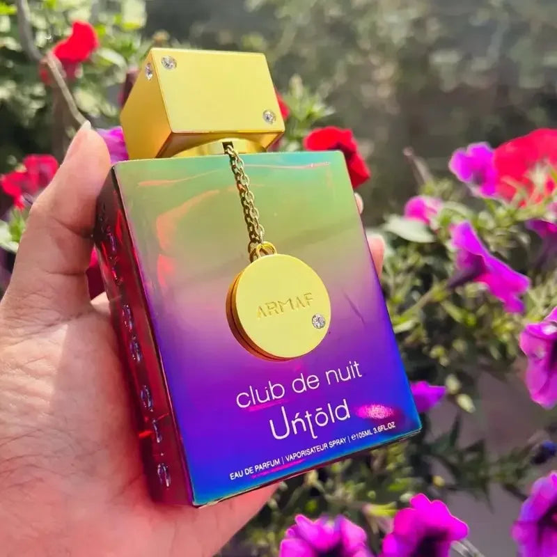 Armaf Club De Nuit Untold Perfume 3.6Oz/105Ml Long Lasting Amber Woody Eau De Parfum Spray for Women
