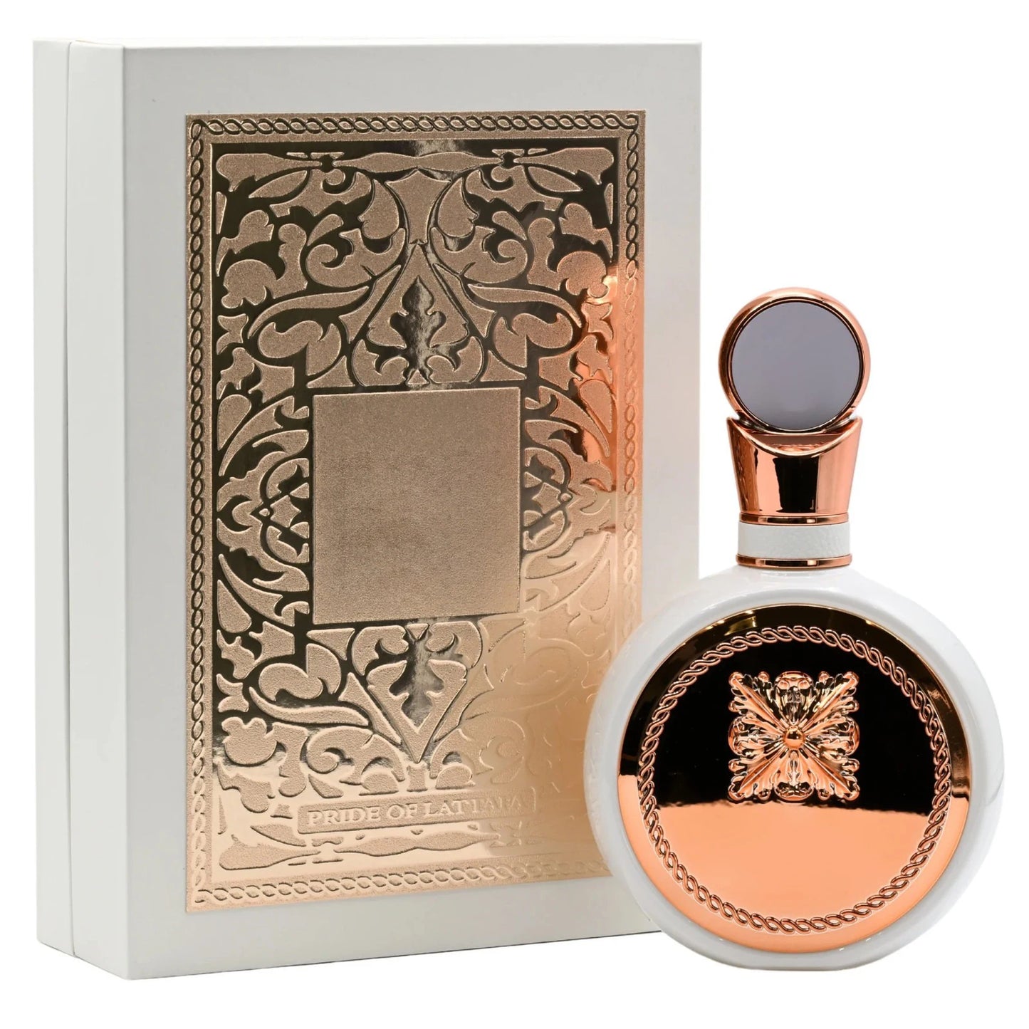 Fakhar - Floral, Sweet, Creamy, Powdery, Fruity - Eau de Parfum Long-Lasting Fragrance for Women, 3.4 Oz / 100 ml